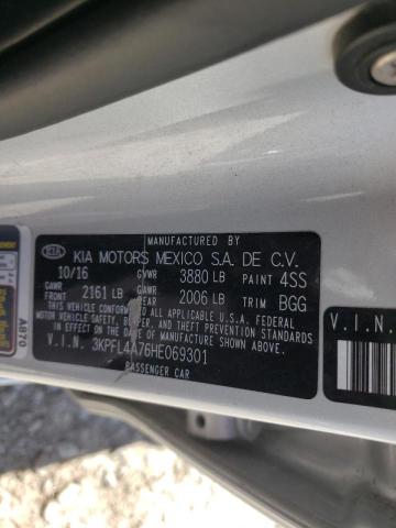 Photo 10 from auction – 2017 KIA FORTE LX with VIN 3KPFL4A76HE069301