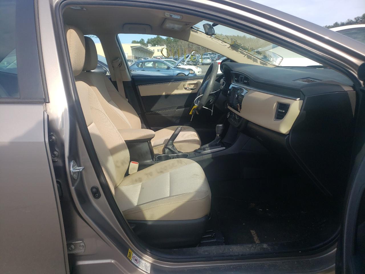 Photo 5 from auction – 2016 TOYOTA COROLLA L with VIN 2T1BURHE4GC532014