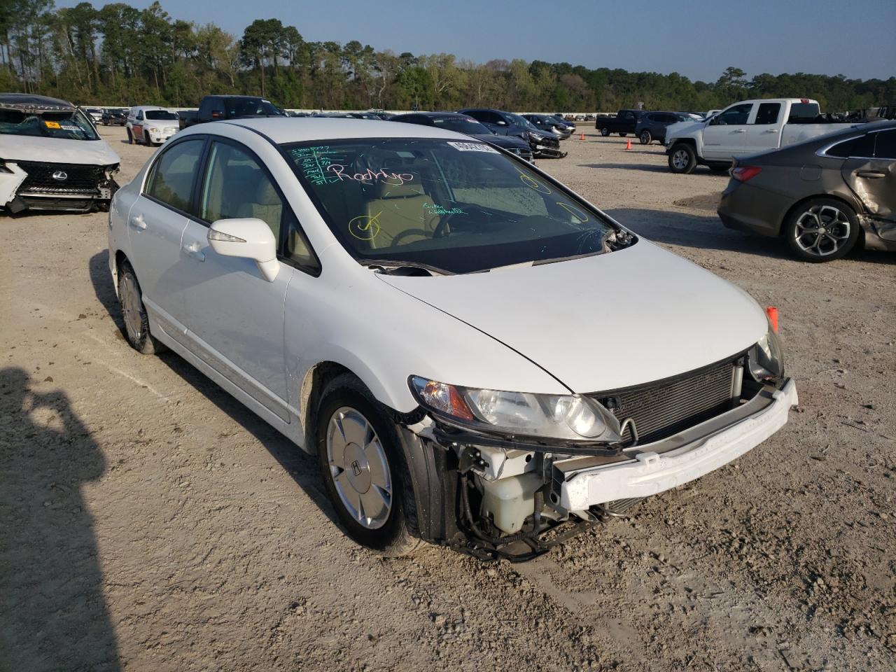 Photo 1 from auction – 2008 HONDA CIVIC HYBR with VIN JHMFA36238S021179