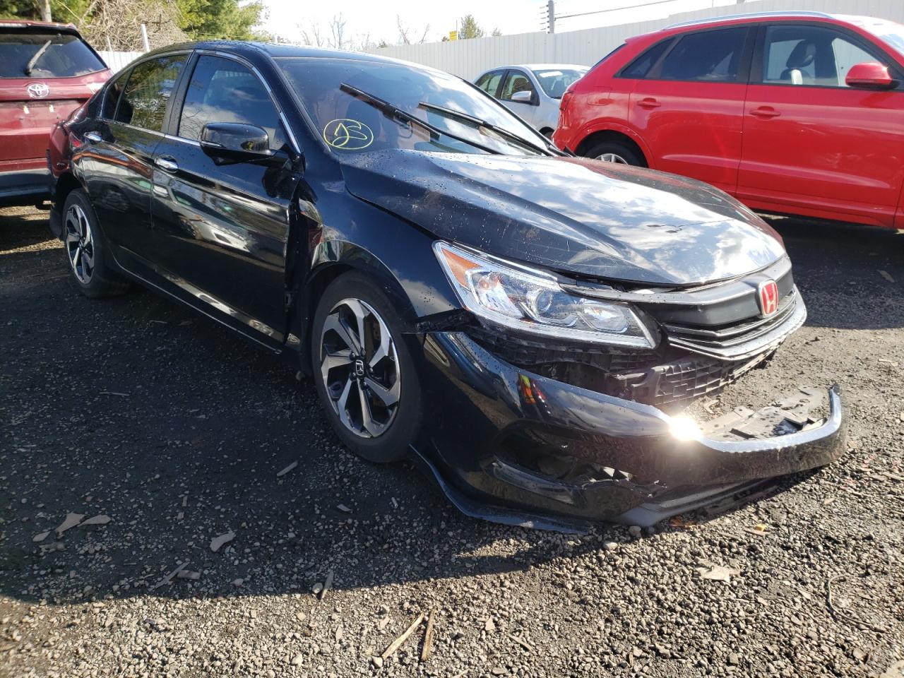 HONDA ACCORD EX 2016 with VIN 1HGCR2F72GA148093 - Photo from auction