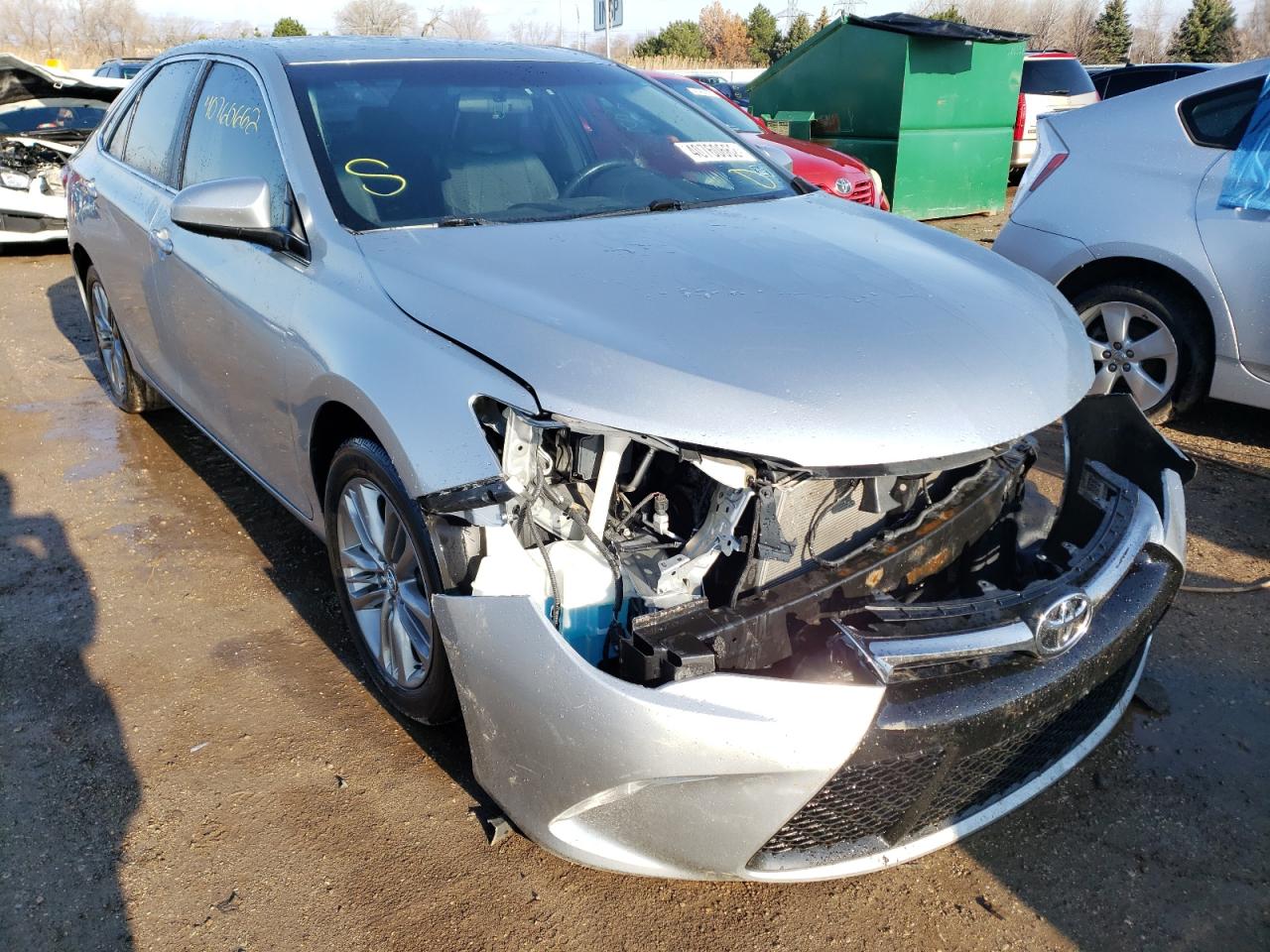 TOYOTA CAMRY LE 2015 with VIN 4T1BF1FK2FU919565 - Photo from auction