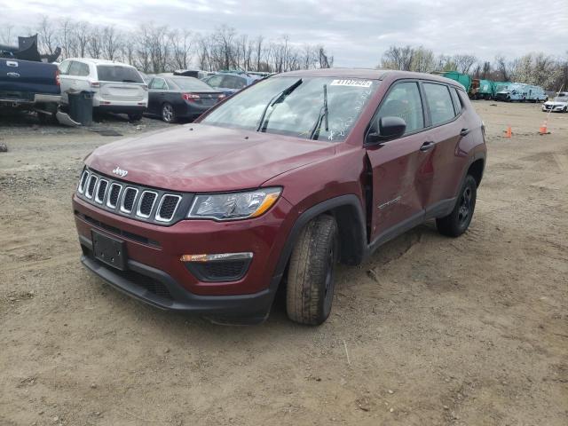 Photo 2 from auction – 2021 JEEP COMPASS SP with VIN 3C4NJDAB6MT554629
