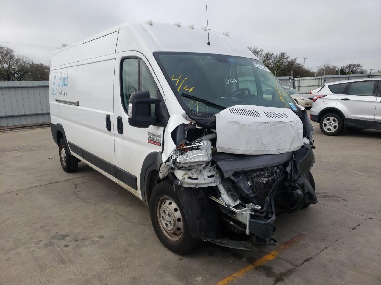 RAM PROMASTER 2019 with VIN 3C6TRVDG2KE563320 - Photo from auction