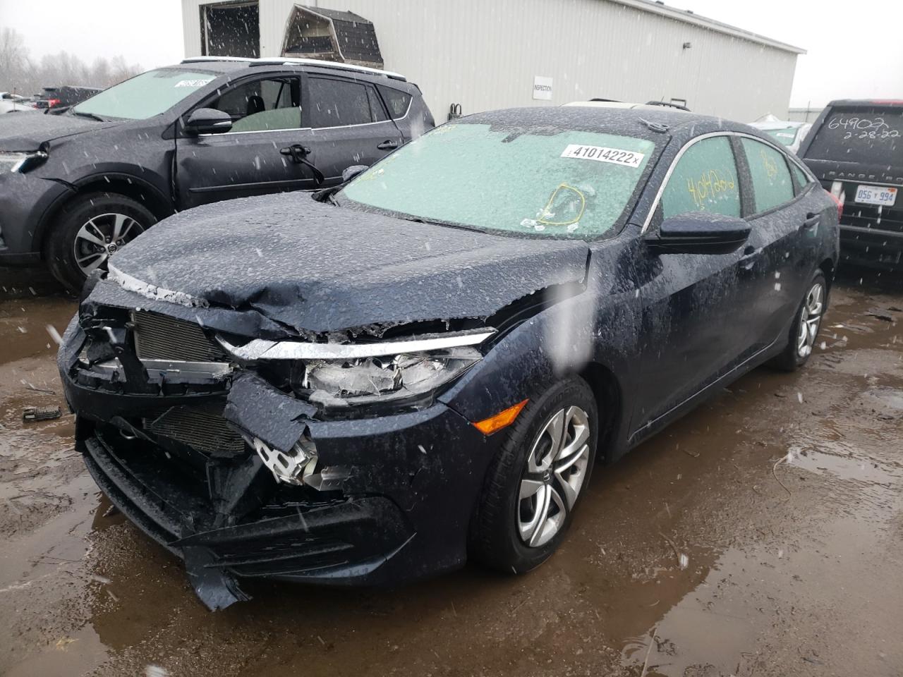 Photo 2 from auction – 2017 HONDA CIVIC LX with VIN 19XFC2F59HE063553