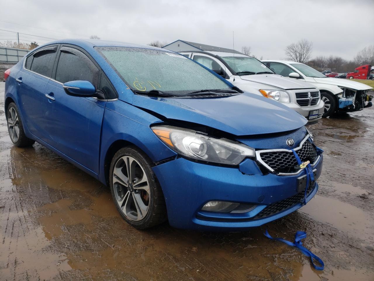 KIA FORTE EX 2015 with VIN KNAFX4A85F5338682 - Photo from auction