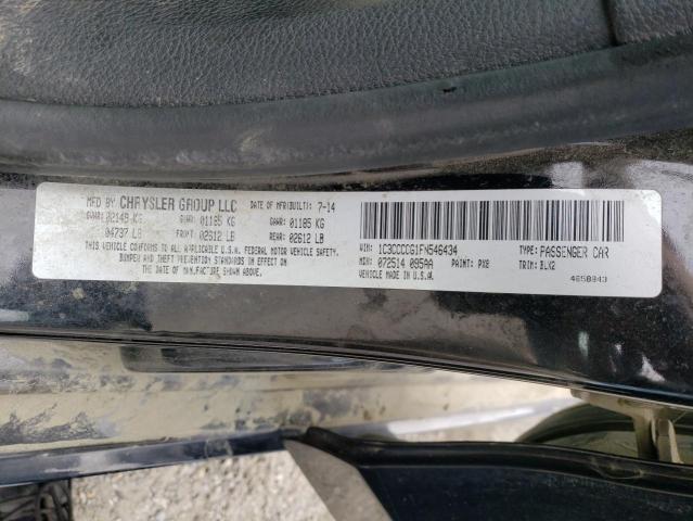 Photo 10 from auction – 2015 CHRYSLER 200 C with VIN 1C3CCCCG1FN546434
