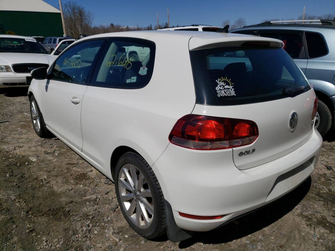 Photo 3 from auction – 2012 VOLKSWAGEN GOLF with VIN WVWBM7AJ1CW022068