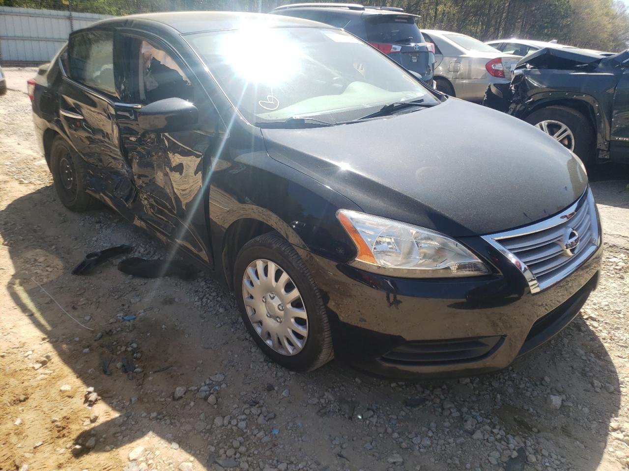 Photo 1 from auction – 2015 NISSAN SENTRA S with VIN 3N1AB7AP5FY372129