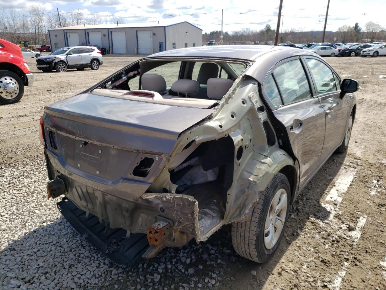 Photo 4 from auction – 2013 HONDA CIVIC LX with VIN 2HGFB2F57DH572222