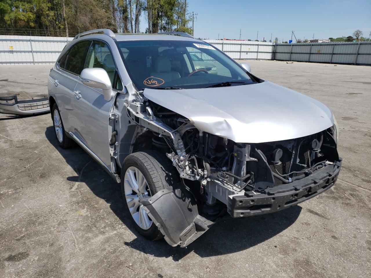 LEXUS RX 450 2010 with VIN JTJBC1BA2A2016716 - Photo from auction