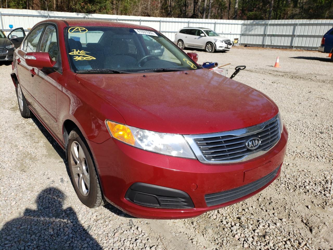 KIA OPTIMA LX 2009 with VIN KNAGE228695287484 - Photo from auction