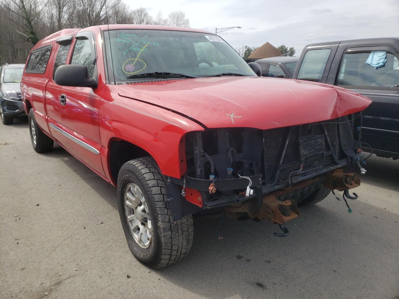 GMC NEW SIERRA 2005 with VIN 1GTEK19T15E248710 - Photo from auction