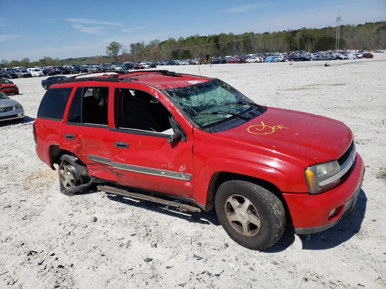 Photo 9 from auction – 2002 CHEVROLET TRAILBLAZE with VIN 1GNDS13S722198427