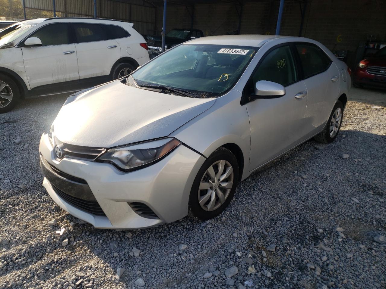 Photo 2 from auction – 2015 TOYOTA COROLLA L with VIN 2T1BURHE9FC406035