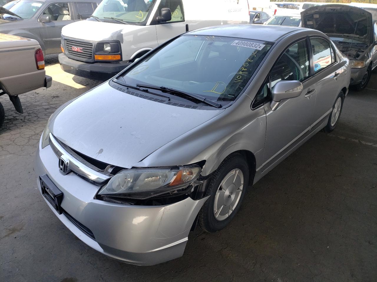 Photo 2 from auction – 2006 HONDA CIVIC HYBR with VIN JHMFA36206S014722