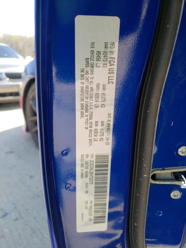 Foto 10 de la subasta – 2019 DODGE CHARGER SC con VIN 2C3CDXGJ3KH732375