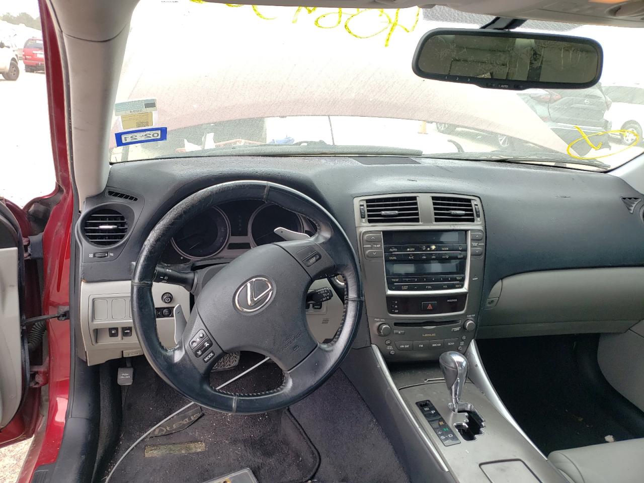 Photo 9 from auction – 2007 LEXUS IS 250 with VIN JTHBK262075048570