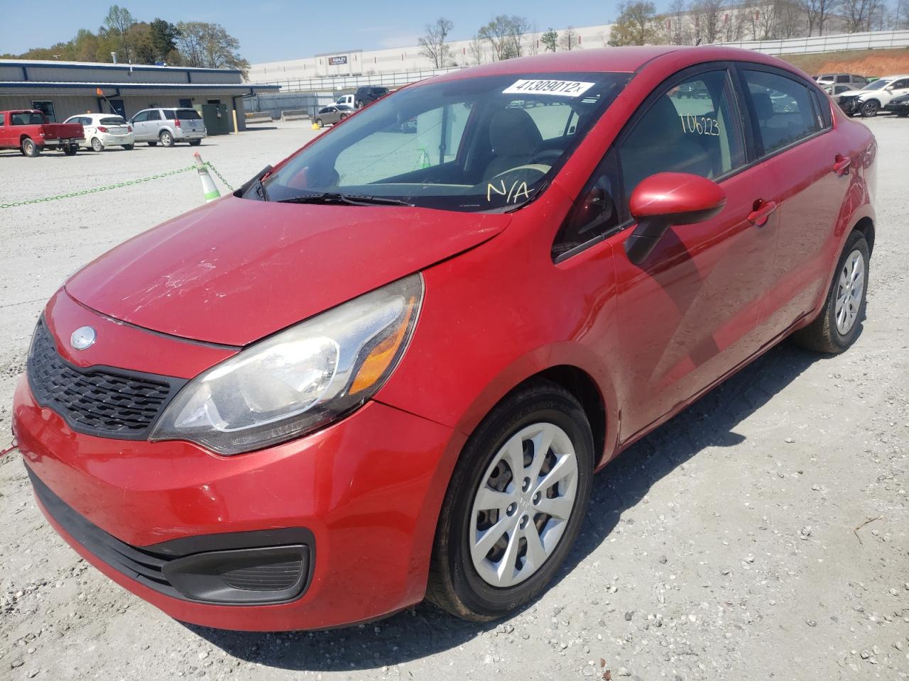Photo 2 from auction – 2013 KIA RIO LX with VIN KNADM4A33D6292300