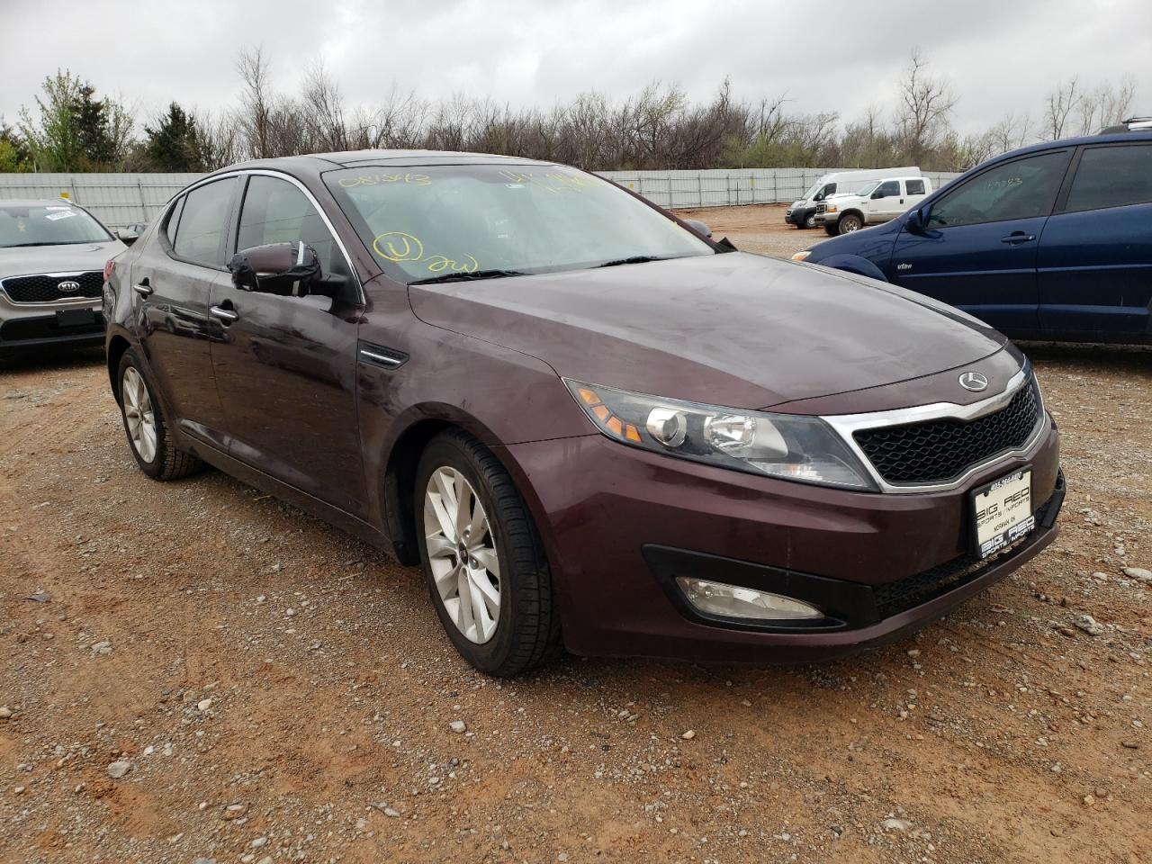 KIA OPTIMA EX 2012 with VIN 5XXGN4A74CG081543 - Photo from auction