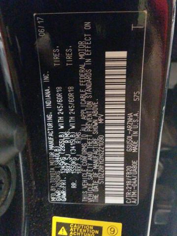 Photo 10 from auction – 2017 TOYOTA HIGHLANDER with VIN 5TDZZRFH2HS221090
