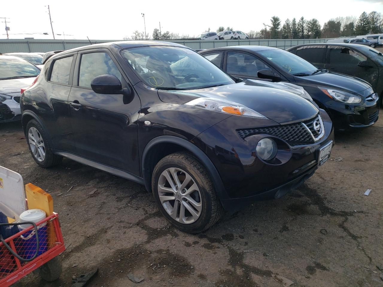 NISSAN JUKE S 2014 with VIN JN8AF5MV2ET363139 - Photo from auction