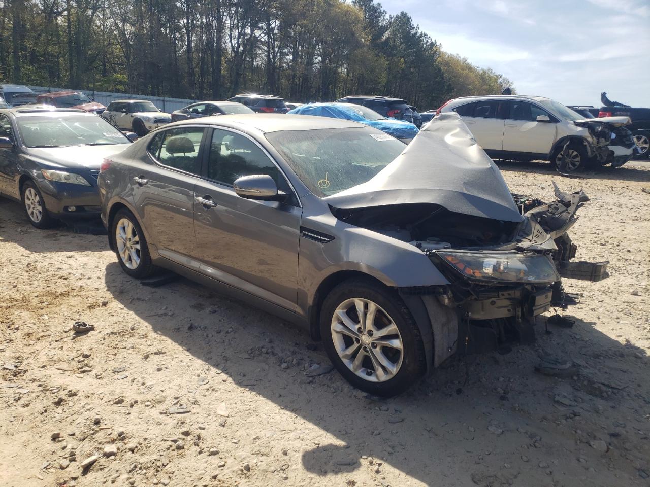 KIA OPTIMA EX 2012 with VIN 5XXGN4A71CG036950 - Photo from auction