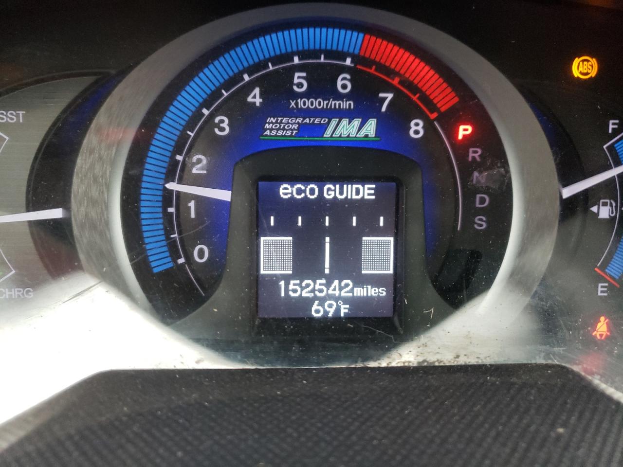 Photo 8 from auction – 2010 HONDA INSIGHT EX with VIN JHMZE2H7XAS035977