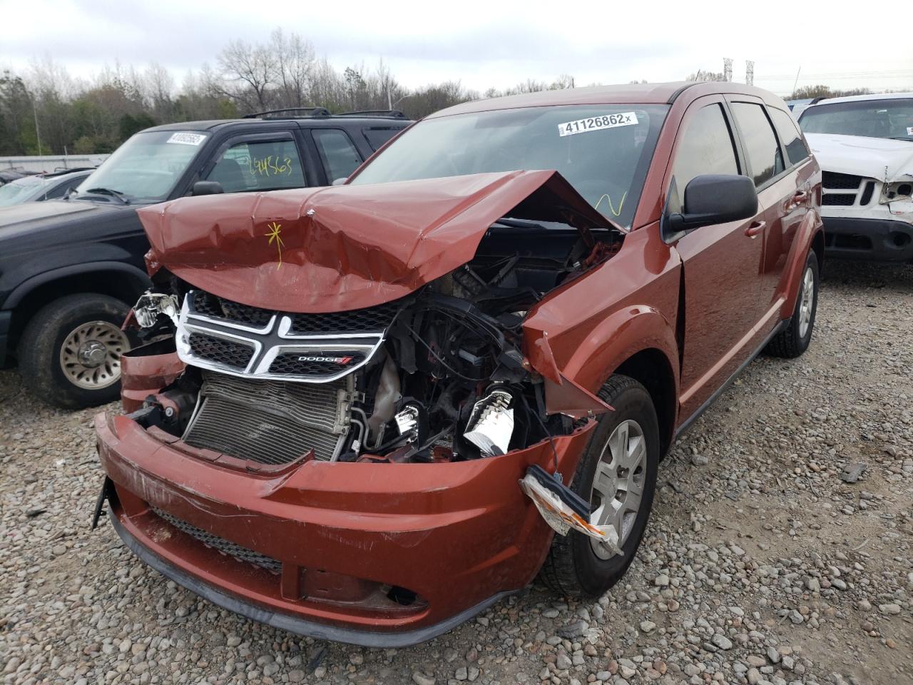 Photo 2 from auction – 2012 DODGE JOURNEY SE with VIN 3C4PDCAB9CT388275