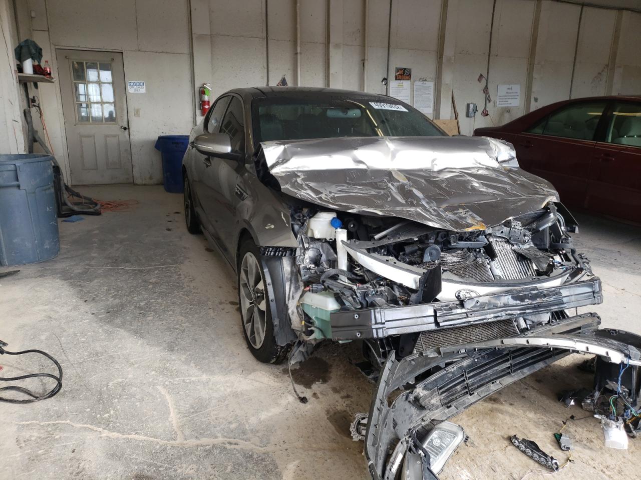 KIA OPTIMA SX 2014 with VIN 5XXGR4A65EG267350 - Photo from auction