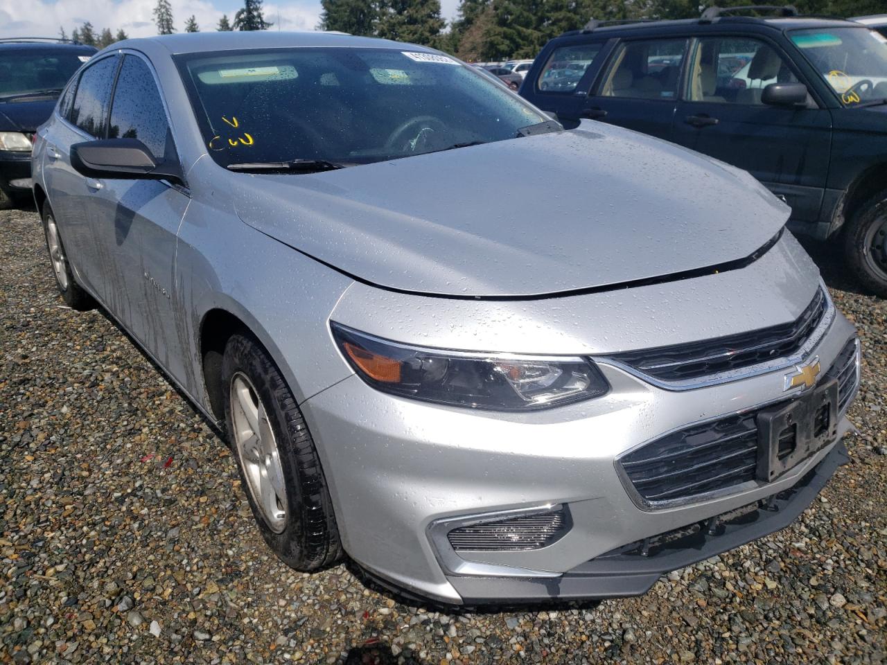 CHEVROLET MALIBU LS 2018 with VIN 1G1ZB5ST0JF202253 - Photo from auction
