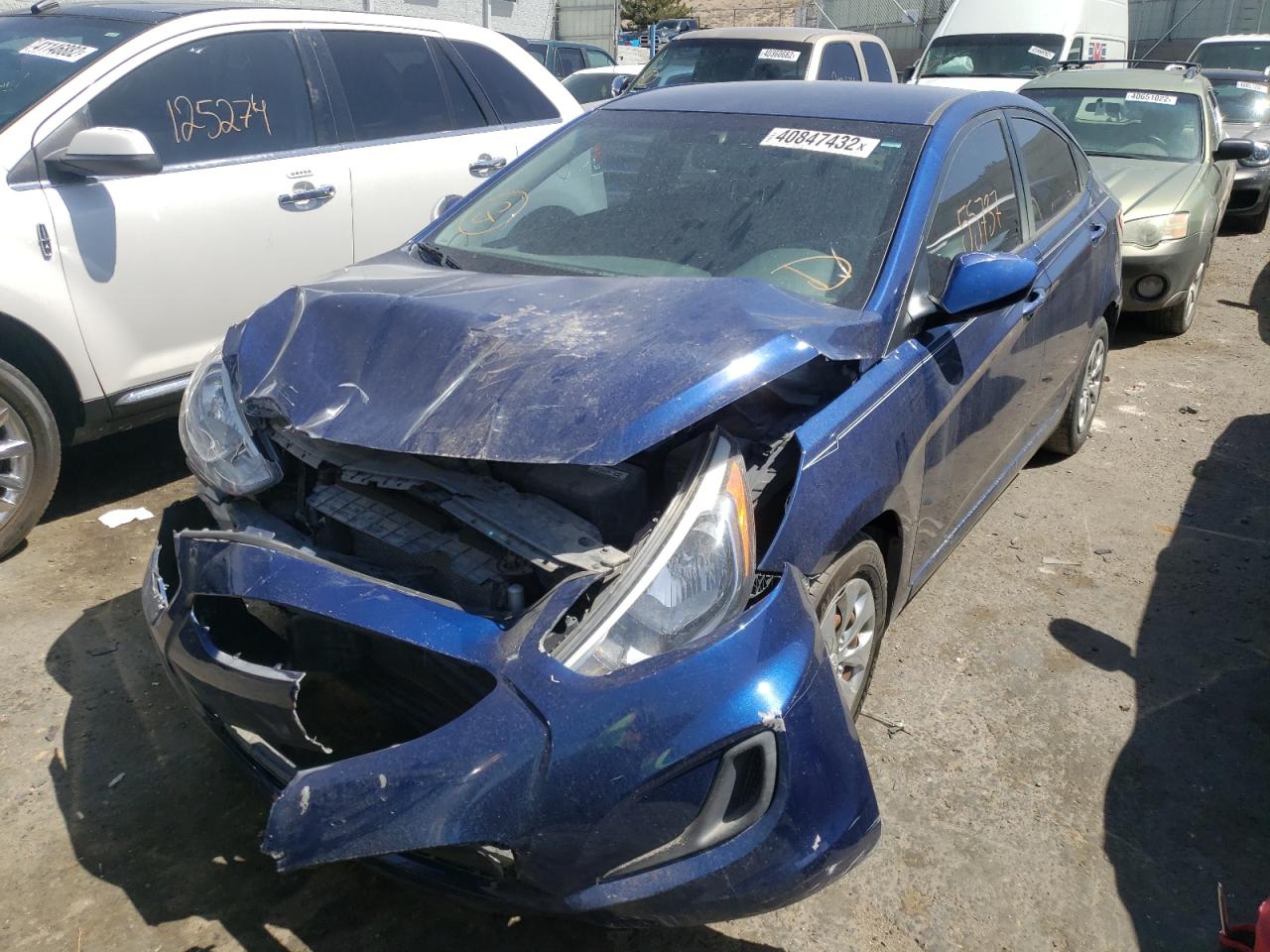 Photo 2 from auction – 2016 HYUNDAI ACCENT SE with VIN KMHCT4AE9GU046799