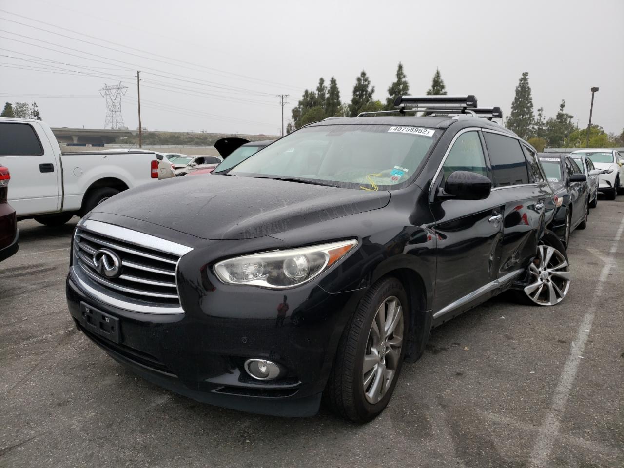 Photo 2 from auction – 2013 INFINITI JX35 with VIN 5N1AL0MM5DC346876