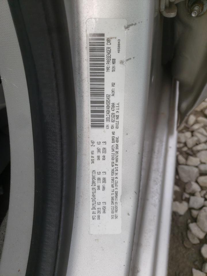 Photo 10 from auction – 2008 DODGE AVENGER SE with VIN 1B3LC46K48N585492