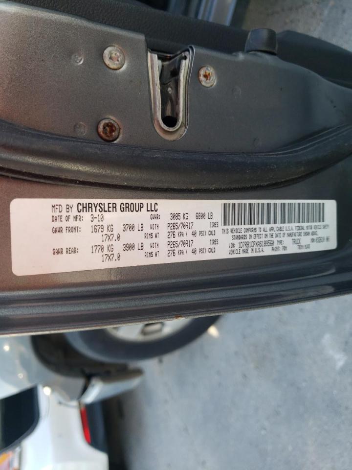 Photo 10 from auction – 2010 DODGE RAM 1500 with VIN 1D7RB1CPXAS189560