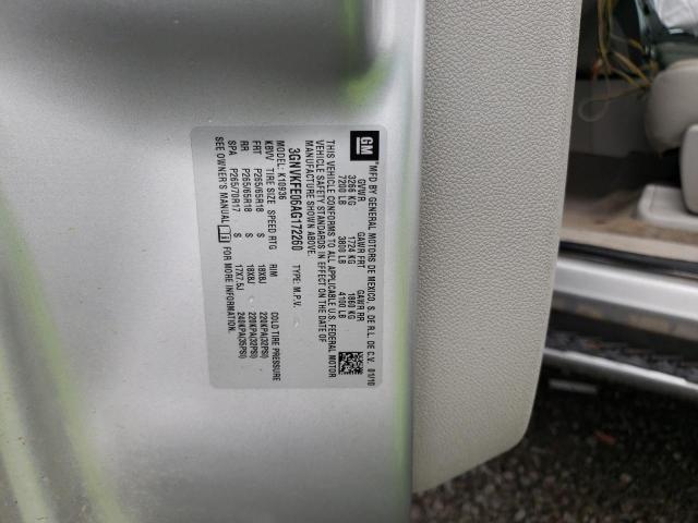 Photo 10 from auction – 2010 CHEVROLET AVALANCHE with VIN 3GNVKFE06AG172260
