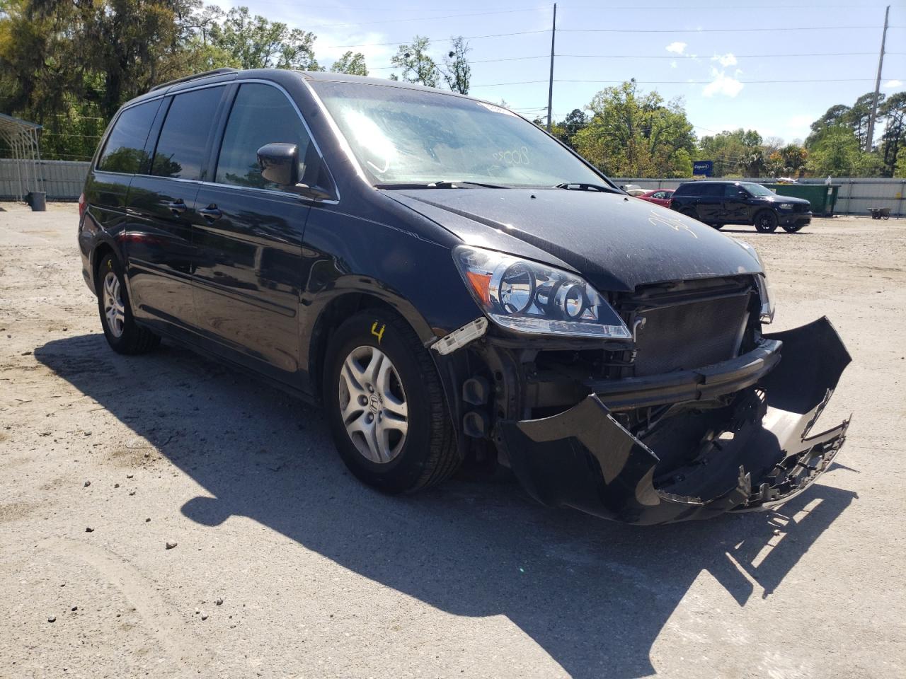 HONDA ODYSSEY EX 2007 with VIN 5FNRL38667B060935 - Photo from auction
