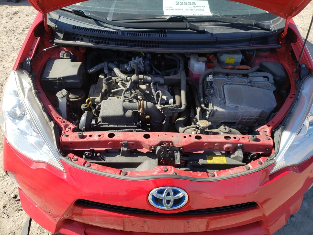 Photo 7 from auction – 2013 TOYOTA PRIUS C with VIN JTDKDTB30D1053044