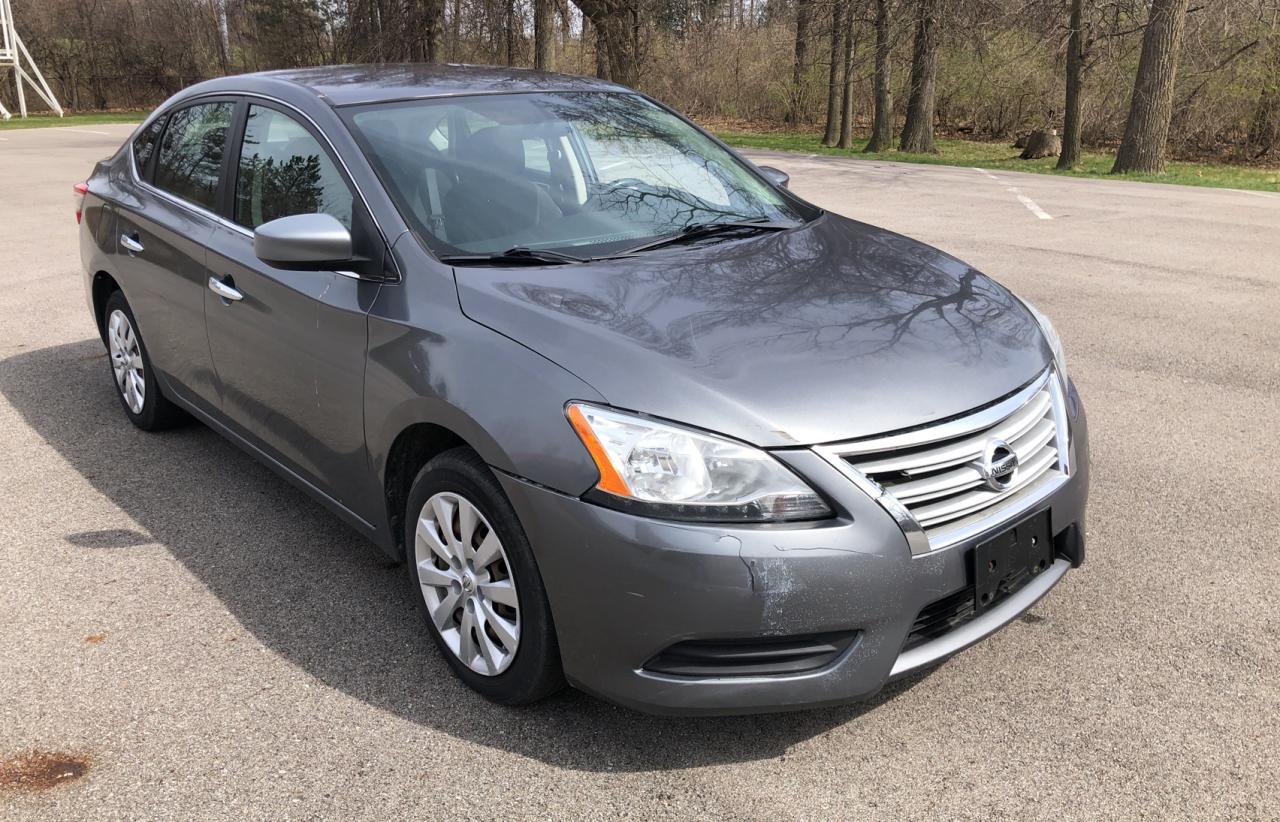 NISSAN SENTRA S 2015 with VIN 3N1AB7AP2FL652300 - Photo from auction