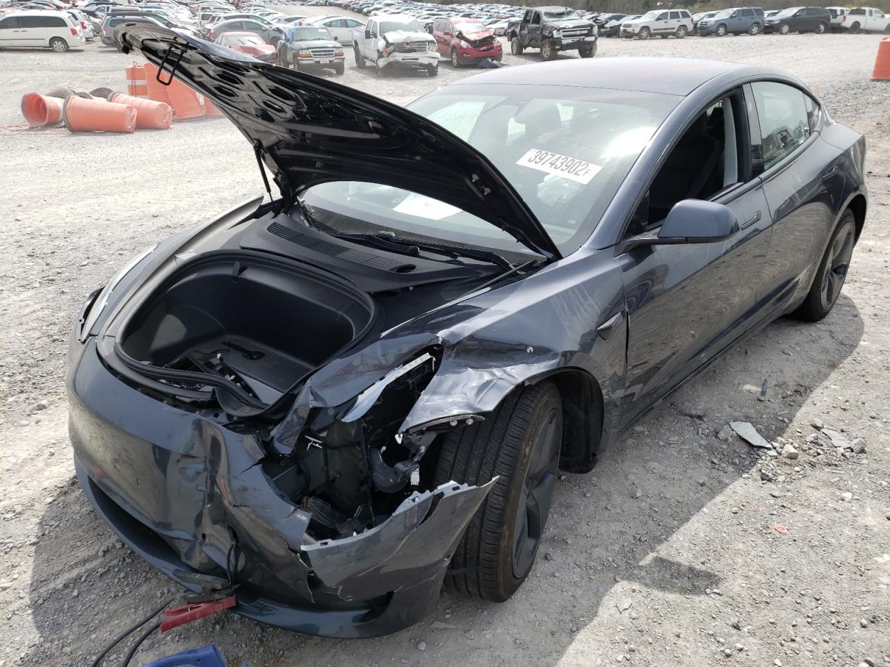 Photo 2 from auction – 2018 TESLA MODEL 3 with VIN 5YJ3E1EB7JF087302
