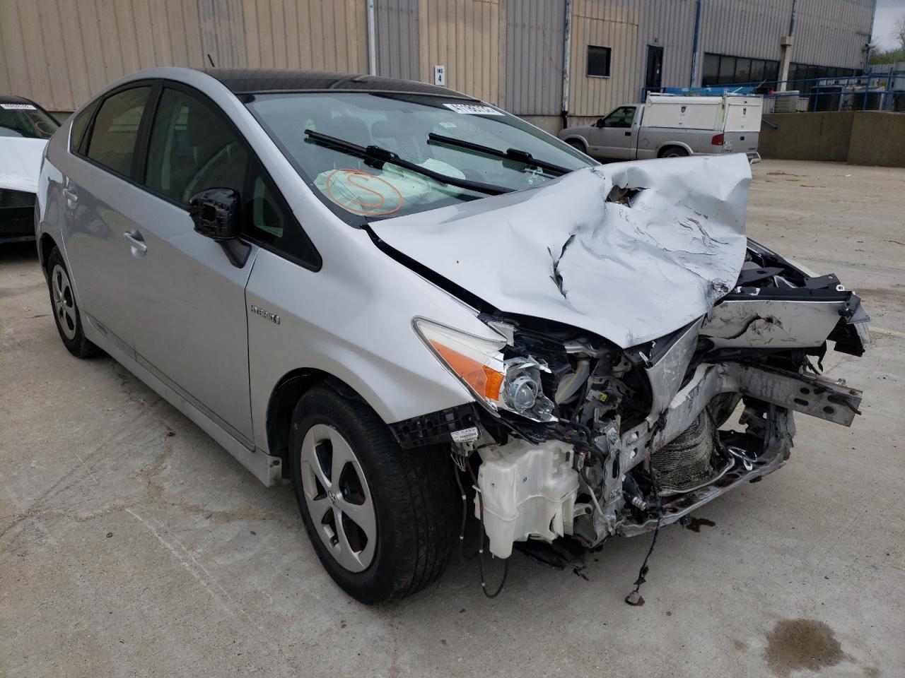 TOYOTA PRIUS 2012 with VIN JTDKN3DU1C5380580 - Photo from auction