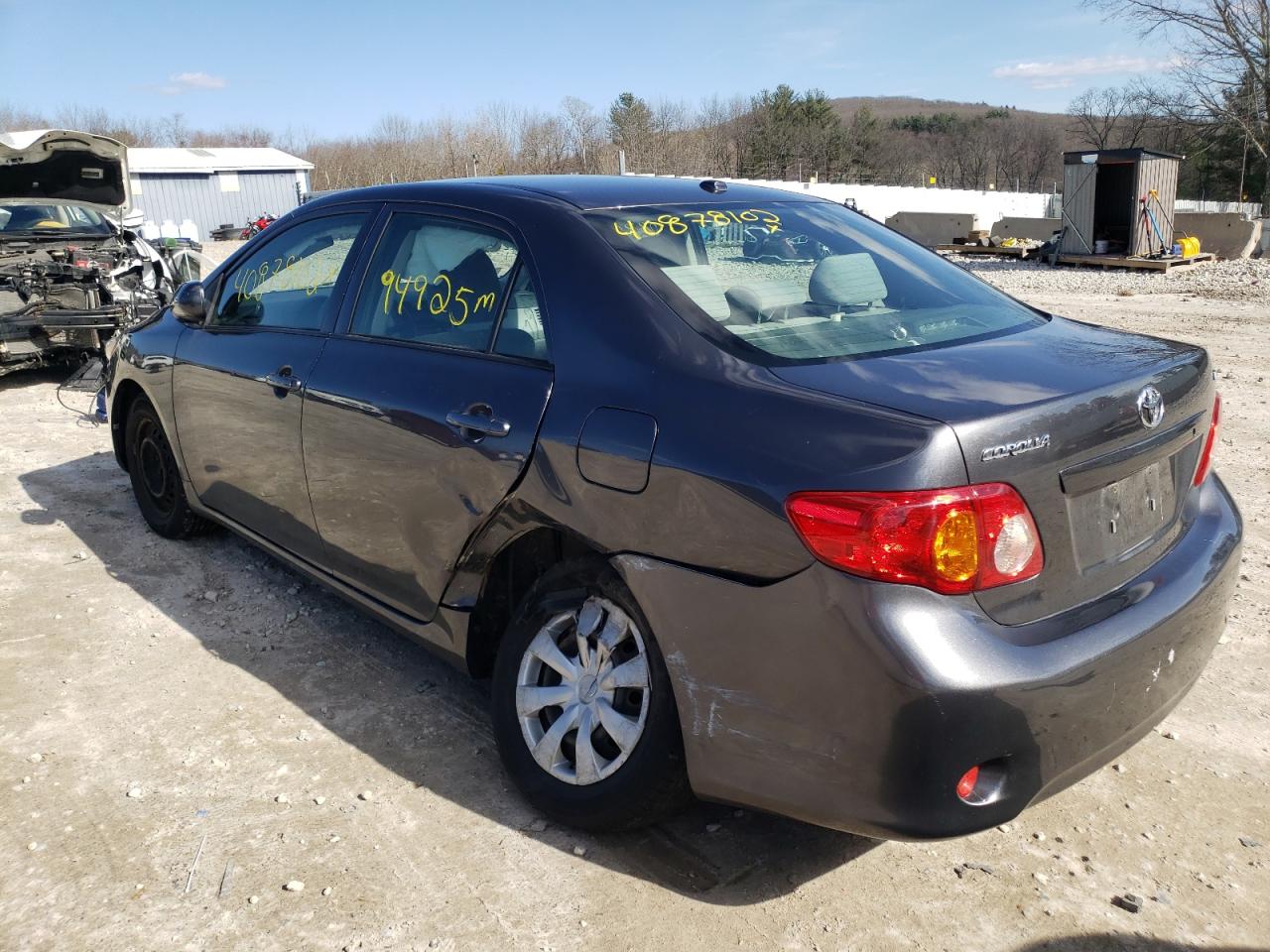 Photo 3 from auction – 2009 TOYOTA COROLLA BA with VIN JTDBL40E099058413