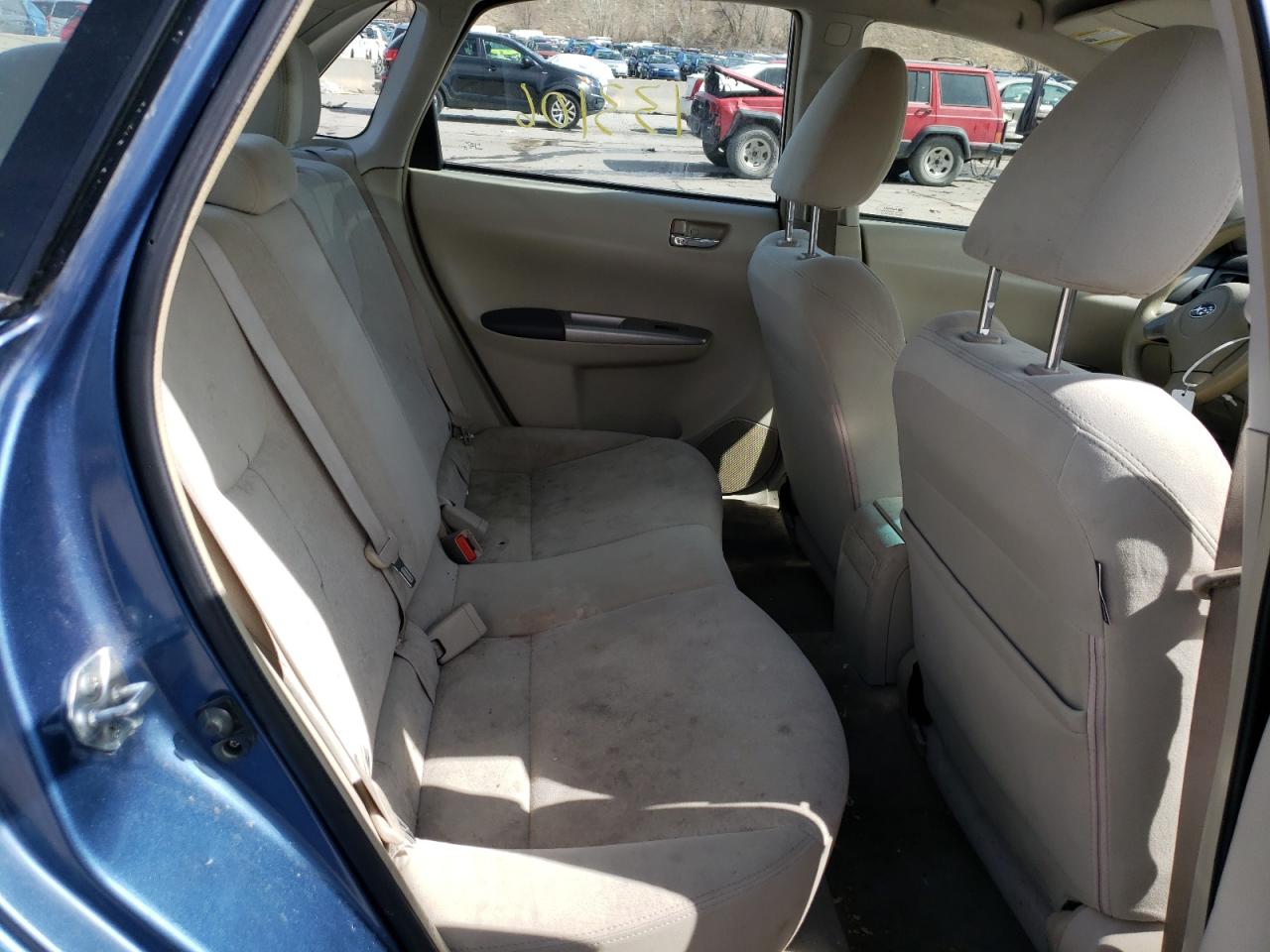 Photo 6 from auction – 2008 SUBARU IMPREZA 2. with VIN JF1GE61648H528150