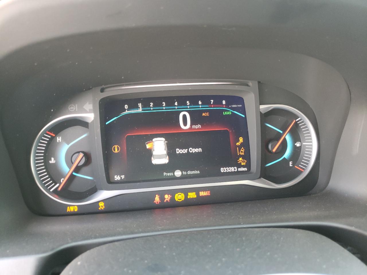 Photo 8 from auction – 2020 HONDA PILOT BLAC with VIN 5FNYF6H70LB013830