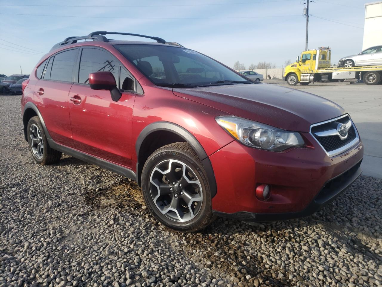 SUBARU XV CROSSTR 2013 with VIN JF2GPAWC8D2895007 - Photo from auction
