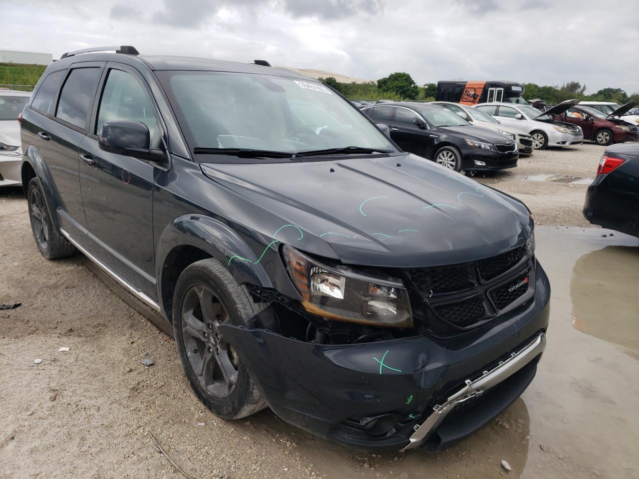 DODGE JOURNEY CR 2018 with VIN 3C4PDCGGXJT490118 - Photo from auction