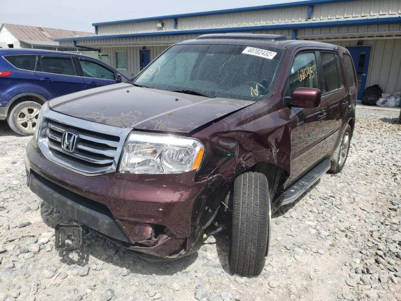 Photo 2 from auction – 2015 HONDA PILOT EXL with VIN 5FNYF4H53FB046800