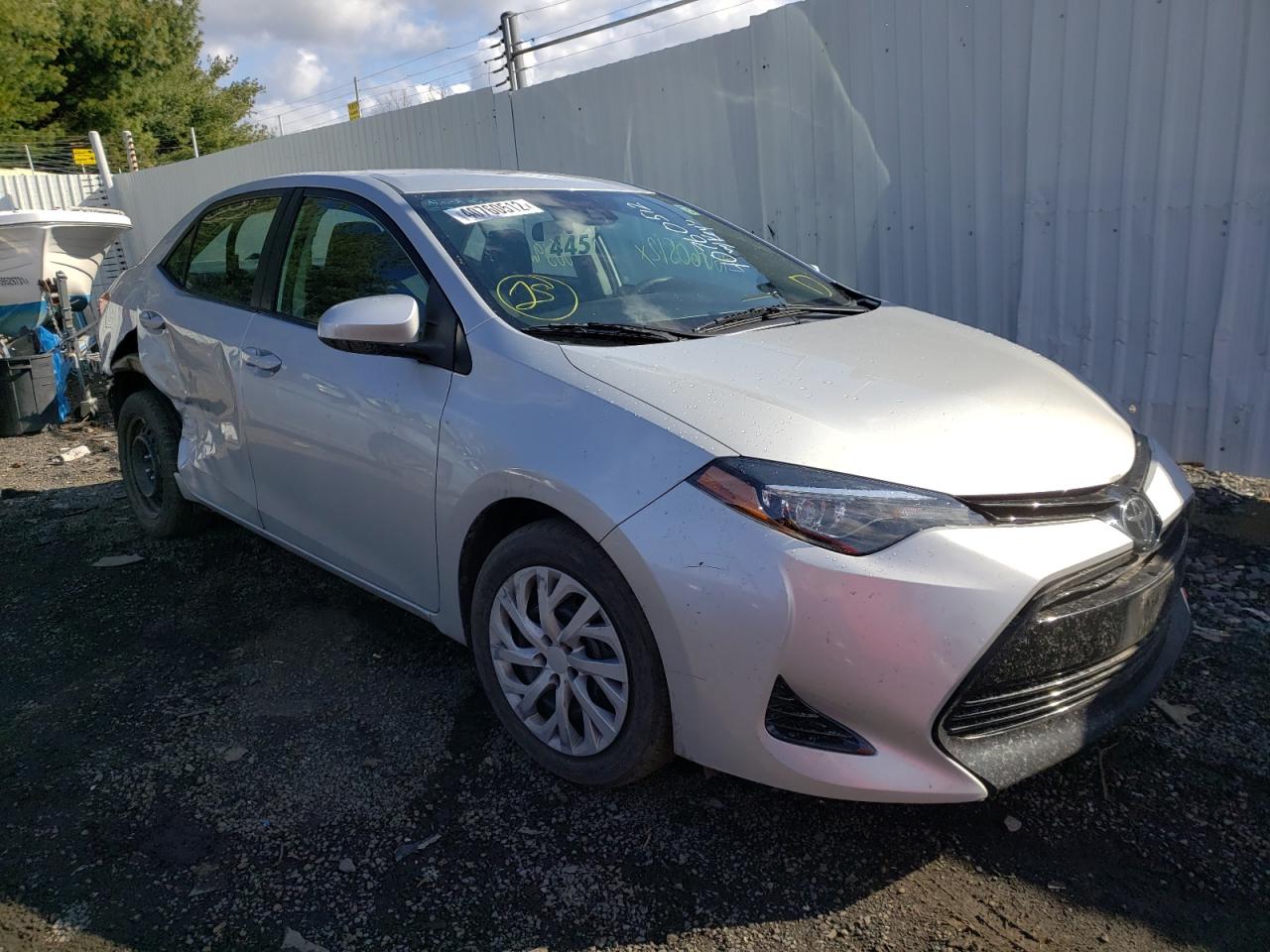 TOYOTA COROLLA L 2018 with VIN 2T1BURHE4JC966716 - Photo from auction