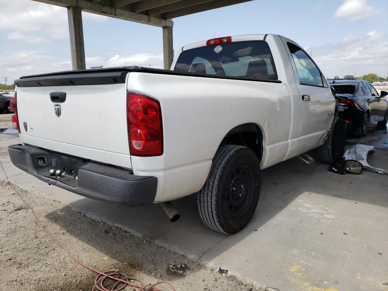 Photo 4 from auction – 2008 DODGE RAM 1500 S with VIN 1D7HA16K08J209216