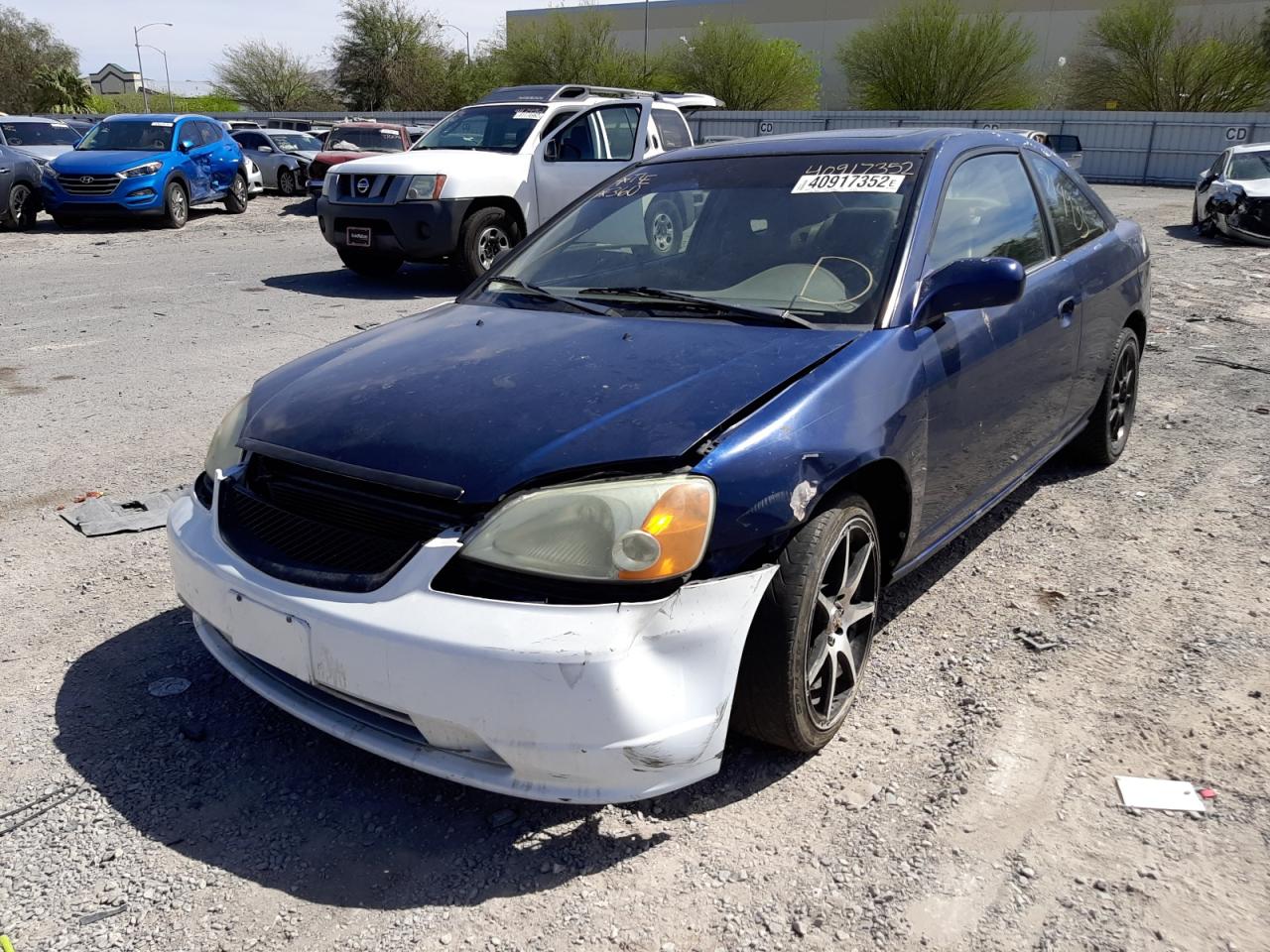 Photo 2 from auction – 2001 HONDA CIVIC SI with VIN 1HGEM22921L007339