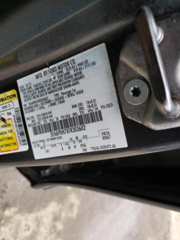 Photo 10 from auction – 2015 FORD FUSION SE with VIN 3FA6P0H7XFR303602